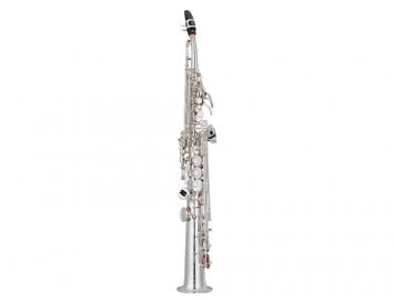 New Yamaha Custom Z YSS-82ZRS Soprano Sax w/ Curved Neck in Silver Plate