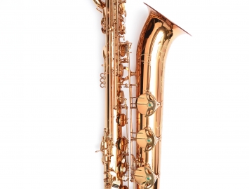 NEW Saxquest Step-Up Advanced Baritone Saxophone in Cognac Lacquer