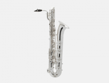 New Selmer SA 80 Serie III Jubilee Series Baritone Sax in Silver Plate