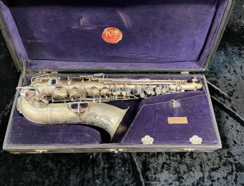 Vintage King HN White in Custom Restored Silver Plate - Serial # 105742