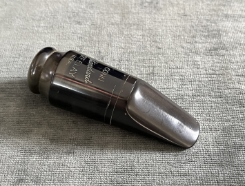 Vintage Hard Rubber Conn Standard Steelay Alto Sax Mouthpiece, Original Facing