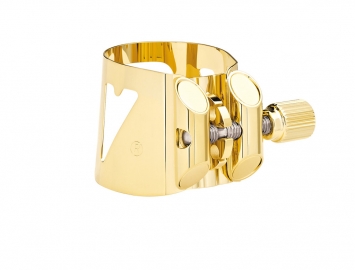 Vandoren Optimum Ligature for Eb Bari Sax in Gold Plate